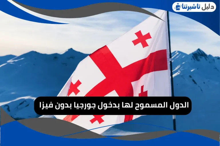 الدول المسموح لها بدخول جورجيا بدون فيزا